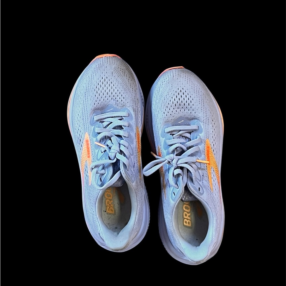 Brooks Blue and Orange Women's Sneakers